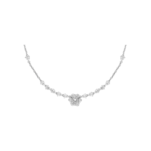 CHOPARD - COLLANA L'HEURE DU DIAMANT, ORO BIANCO ETICO, DIAMANTI - 81A106-1001