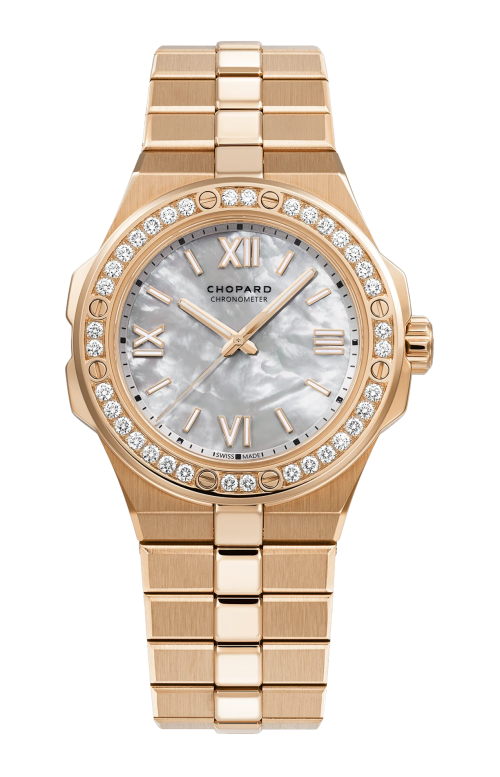 ALPINE EAGLE 36 MM, CARICA AUTOMATICA, ORO ROSA ETICO, DIAMANTI - 295370-5002