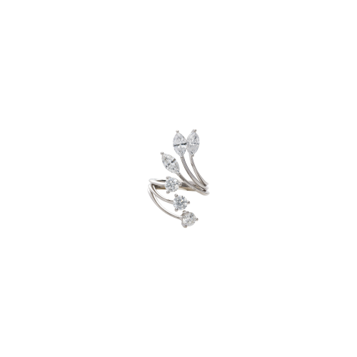 ANELLO RAMI IN PLATINO E DIAMANTI CERTIFICATI IGI - 3M00053W