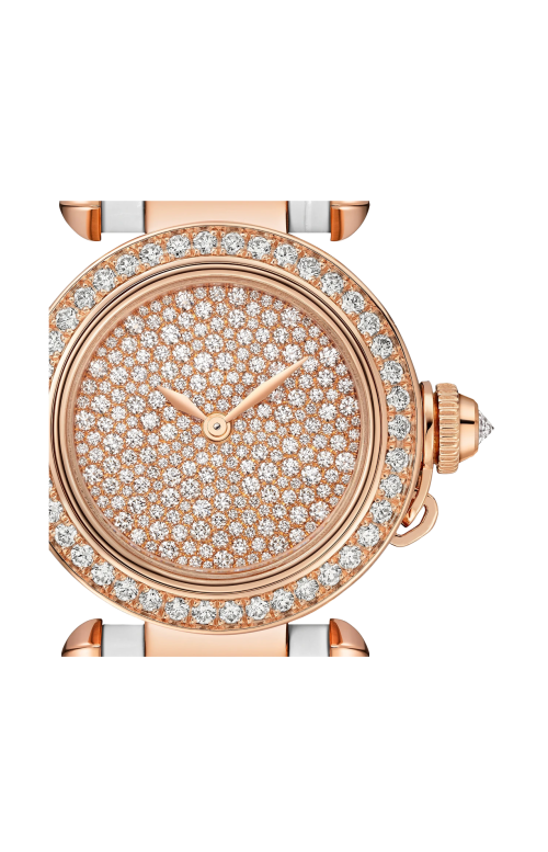 PASHA DE CARTIER, 30 MM, ORO ROSA, DIAMANTI, QUARZO - WJPA0033