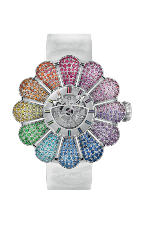 MP-15 TAKASHI MURAKAMI TOURBILLON SAPPHIRE RAINBOW 42MM - LIMITED EDITION - 915.JX.4802.RT.1199