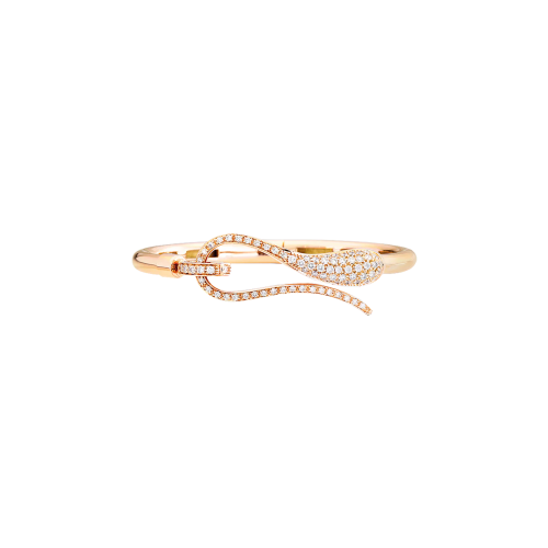 BRACCIALE ELIKA IN ORO ROSA E DIAMANTI - DEK05BRRRDI