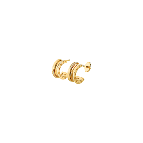 Accedi alla scheda di Bulgari ORECCHINI B.ZERO1 IN ORO GIALLO CON PAV&Eacute; DI DIAMANTI - OR860464