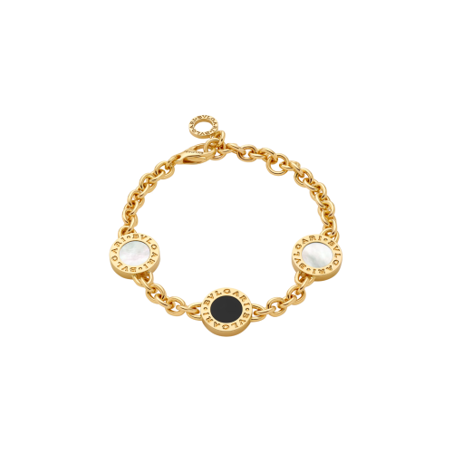 Accedi al prodotto correlato Bulgari BRACCIALE BVLGARI BVLGARI 50TH ANNIVERSARY IN ORO GIALLO CON ELEMENTI IN MADREPERLA E ONICE - BR860463