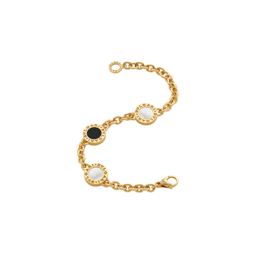 Accedi al prodotto correlato Bulgari BRACCIALE BVLGARI BVLGARI 50TH ANNIVERSARY IN ORO GIALLO CON ELEMENTI IN MADREPERLA E ONICE - BR860463