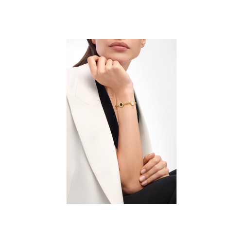 Accedi al prodotto correlato Bulgari BRACCIALE BVLGARI BVLGARI 50TH ANNIVERSARY IN ORO GIALLO CON ELEMENTI IN MADREPERLA E ONICE - BR860463