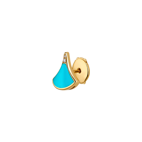 Accedi alla scheda di Bulgari ORECCHINO SINGOLO DIVAS' DREAM IN ORO GIALLO CON TURCHESE E DIAMANTI - OR860564