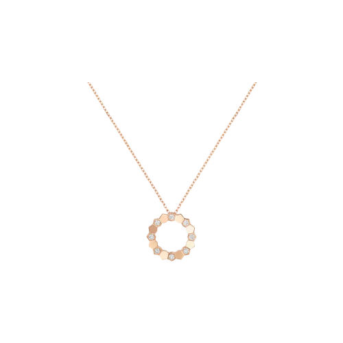 CHAUMET - COLLANA BEE DE CHAUMET IN ORO ROSA E DIAMANTI MODELLO PICCOLO - 085525