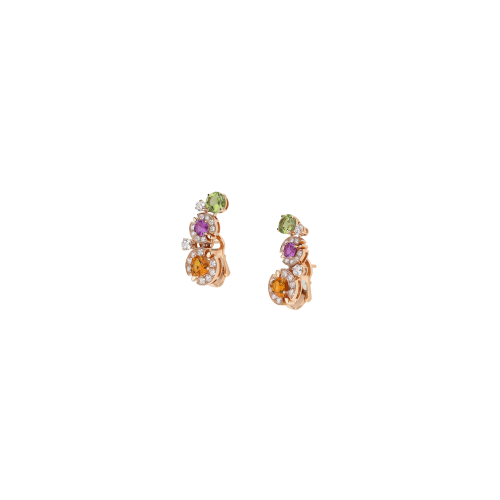 Accedi alla scheda di Bulgari ORECCHINI ALLEGRA IN ORO ROSA CON DIAMANTI E PIETRE COLORE - OR860517
