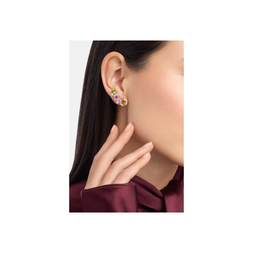 Accedi alla scheda di Bulgari ORECCHINI ALLEGRA IN ORO ROSA CON DIAMANTI E PIETRE COLORE - OR860517