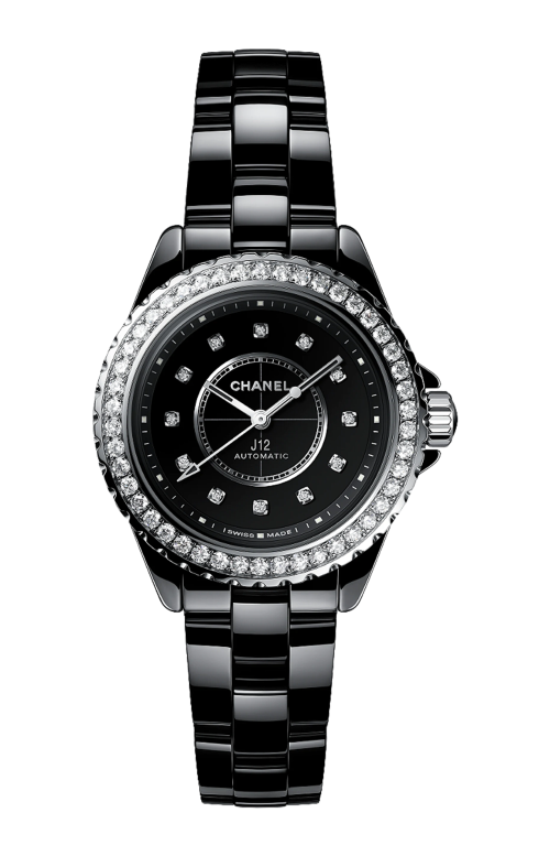 J12 CON LUNETTA DI DIAMANTI CALIBRO 12.2, 33 MM -  H10474