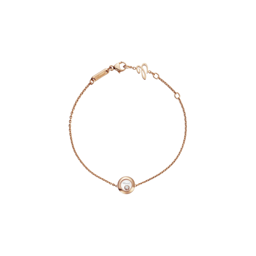 CHOPARD - BRACCIALE HAPPY DIAMONDS ICONS, ORO ROSA ETICO, DIAMANTE - 85A017-5001