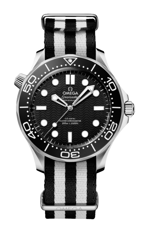 SEAMASTER DIVER 300M 42 MM, ACCIAIO SU CINTURINO NATO - 210.32.42.20.01.005