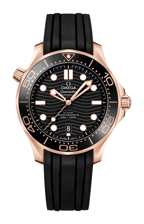 SEAMASTER DIVER 300M 42 MM, ORO SEDNA™ SU CAUCCIÙ - 210.62.42.20.01.002