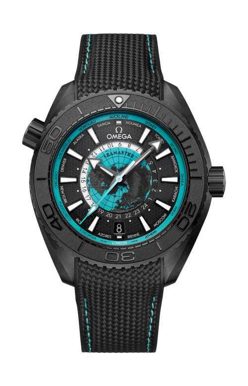 SEAMASTER PLANET OCEAN 600M 45,5 MM, CERAMICA NERA SU CAUCCIÙ - 215.92.46.22.01.006