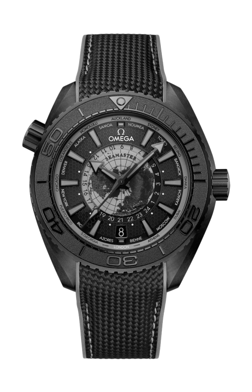 SEAMASTER PLANET OCEAN 600M 45,5 MM, CERAMICA NERA SU CAUCCIÙ - 215.92.46.22.01.007