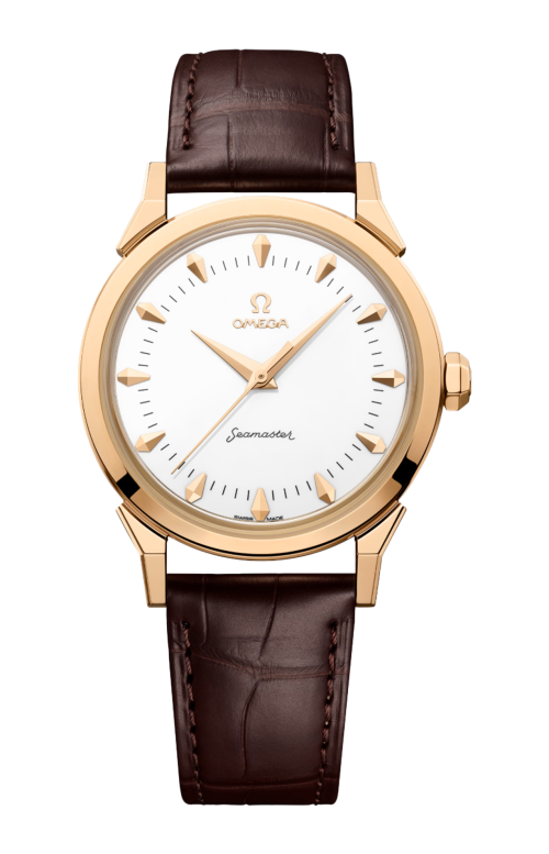 SEAMASTER 37 MM, ORO MOONSHINE™ SU ALLIGATORE - 522.53.37.20.04.001