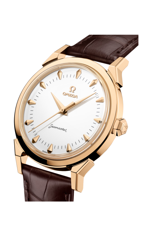SEAMASTER 37 MM, ORO MOONSHINE™ SU ALLIGATORE - 522.53.37.20.04.001