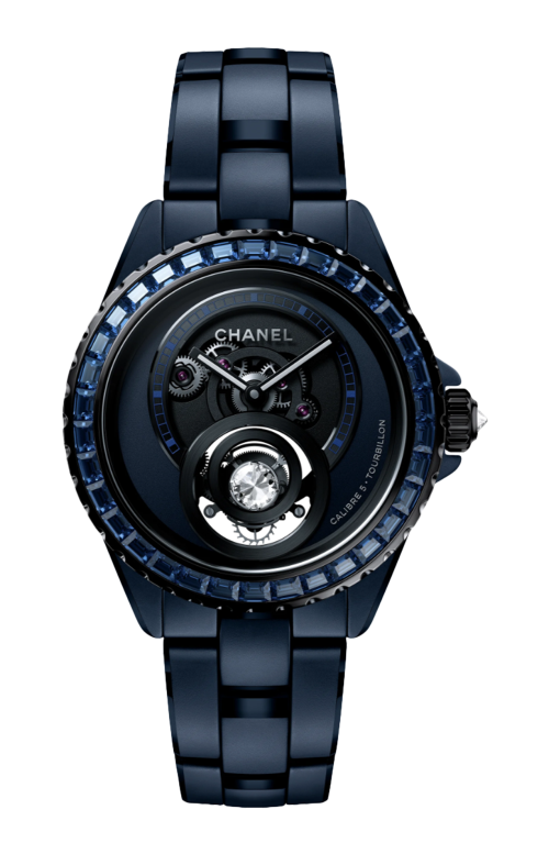 J12 BLEU DIAMOND TOURBILLON, 38 MM - LIMITED EDITION - H10334