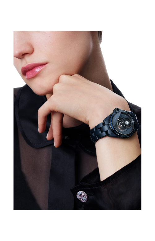 J12 BLEU DIAMOND TOURBILLON, 38 MM - LIMITED EDITION - H10334