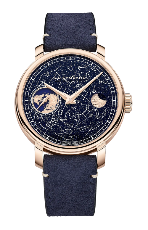 L.U.C HERITAGE EHG MOON 122 44 MM, MANUALE,  ORO ROSA ETICO - 161988-5001