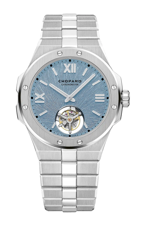 ALPINE EAGLE FLYING TOURBILLON 41 MM, CARICA AUTOMATICA, LUCENT STEEL™ - 298616-3003