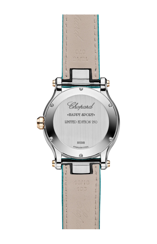 MONTRE HAPPY SPORT RONDE 36 MM, ACCIAIO INOX, DIAMANTI - LIMITED EDITION - 278598-6001