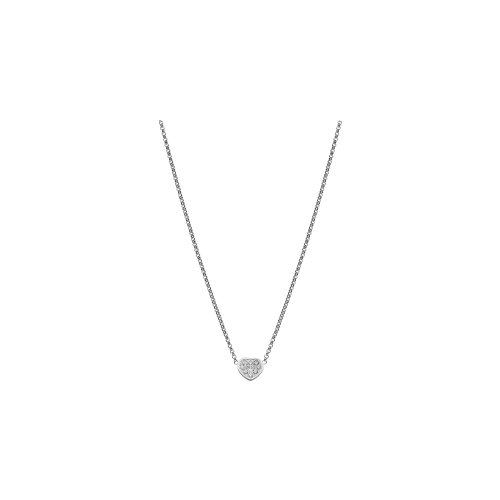 CHOPARD - COLLANA MY HAPPY HEARTS, ORO BIANCO ETICO, DIAMANTI - 81A086-1901