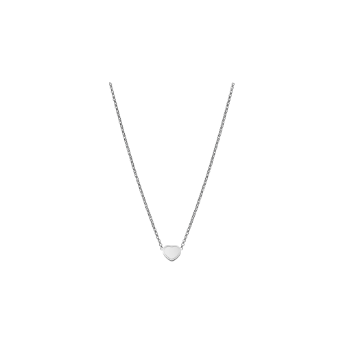 CHOPARD - COLLANA MY HAPPY HEARTS, ORO BIANCO ETICO, DIAMANTI - 81A086-1901