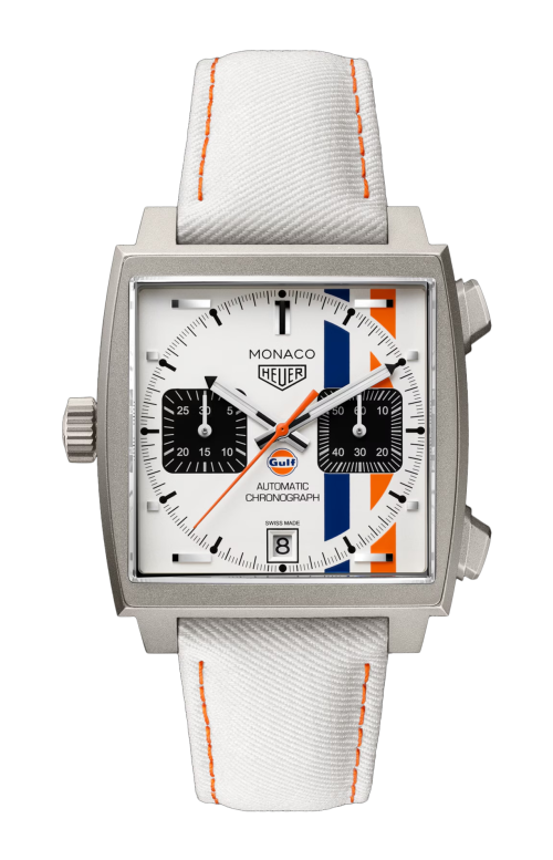 TAG HEUER MONACO CHRONOGRAPH X GULF - LIMITED EDITION - CAW218G.EB0393