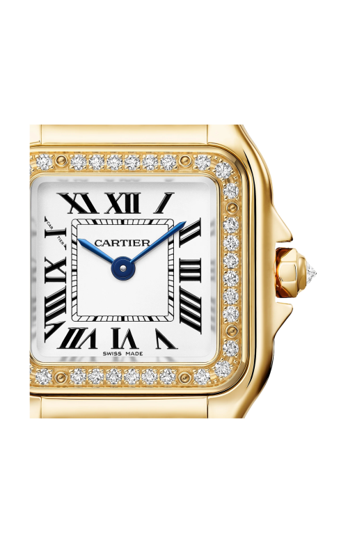 PANTHÈRE DE CARTIER, MODELLO PICCOLO, ORO GIALLO, DIAMANTI, QUARZO - WJPN0059