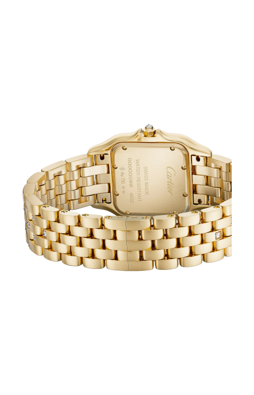 PANTHÈRE DE CARTIER, MODELLO MEDIO, ORO GIALLO, DIAMANTI, QUARZO - WJPN0060