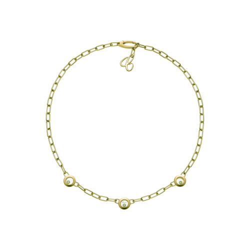 CHOPARD - BRACCIALE HAPPY DIAMONDS ICONS, ORO GIALLO ETICO, DIAMANTI - 81A117-0101