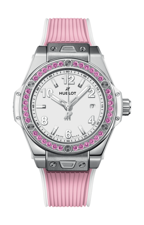 BIG BANG ONE CLICK JOYFUL STEEL PINK 33 MM - 485.SP.2210.RX.1233