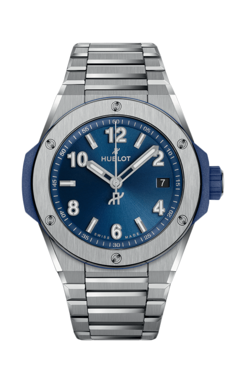 BIG BANG INTEGRATED TIME ONLY TITANIUM BLUE 38 MM - 457.NX.7170.NX