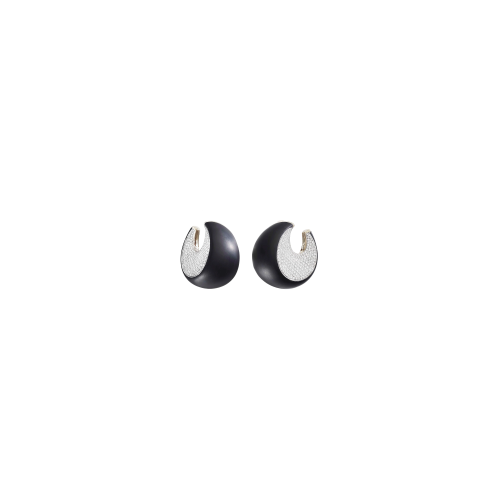ORECCHINI PIROUETTE IN ORO BIANCO, GIAIETTO E DIAMANTI - PG0623B630