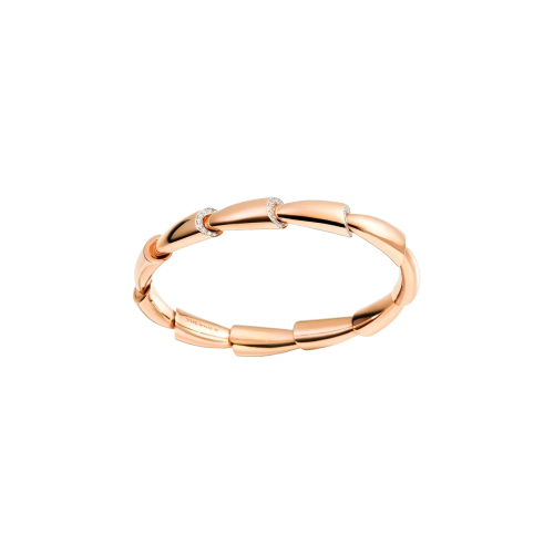 BRACCIALE CALLA MEDIA IN ORO ROSA E DIAMANTI - 0G1652BR302