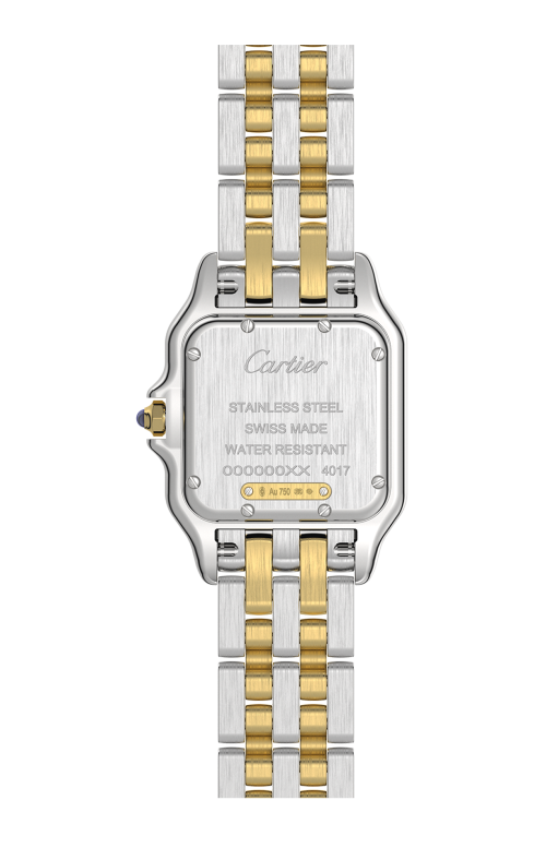 PANTHÈRE DE CARTIER MODELLO MEDIO, ORO GIALLO, ACCIAIO, QUARZO - W2PN0019