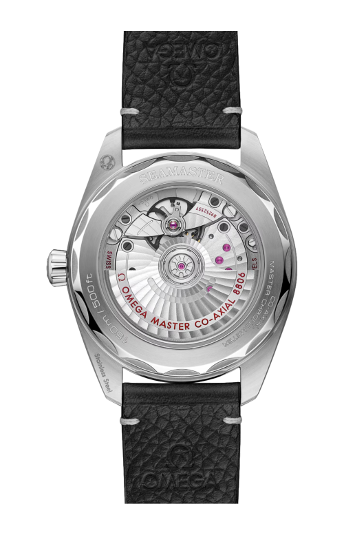SEAMASTER RAILMASTER 38 MM, ACCIAIO SU PELLE - 235.12.38.20.06.001