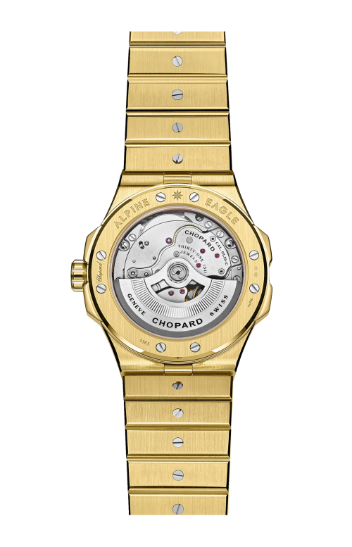 ALPINE EAGLE 41 MM, CARICA AUTOMATICA, ORO GIALLO ETICO, ZAFFIRI COLORATI - 295363-0002