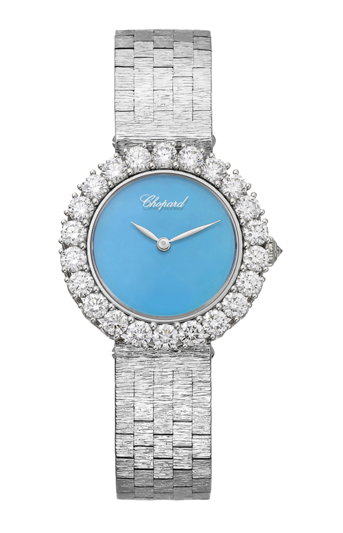 L'HEURE DU DIAMANT VINTAGE SMALL, ORO ETICO BIANCO, DIAMANTI, AUTOMATICO - 10A378-1004