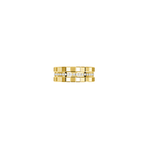 CHOPARD - ANELLO ICE CUBE, ORO GIALLO ETICO, DIAMANTI - 827005-0040