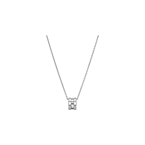 CHOPARD - COLLANA ICE CUBE, ORO BIANCO ETICO - 797004-1001