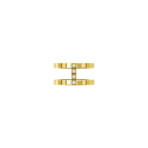 CHOPARD - ANELLO ICE CUBE, ORO GIALLO ETICO, DIAMANTI - 827006-0010