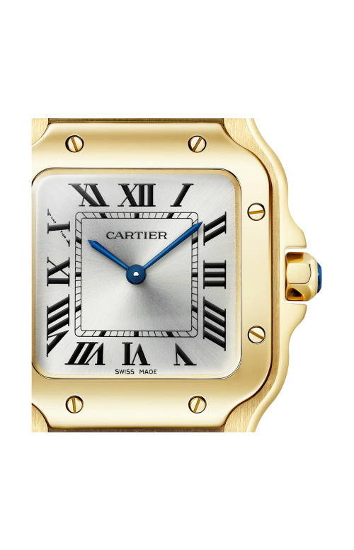 SANTOS DE CARTIER MODELLO PICCOLO, ORO GIALLO, QUARZO - WGSA0107