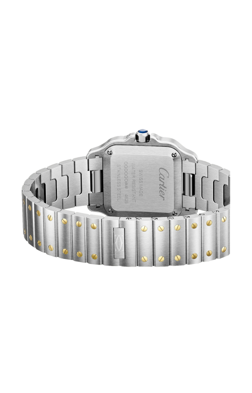 SANTOS DE CARTIER MODELLO PICCOLO, ACCIAIO E ORO GIALLO, QUARZO - W2SA0033