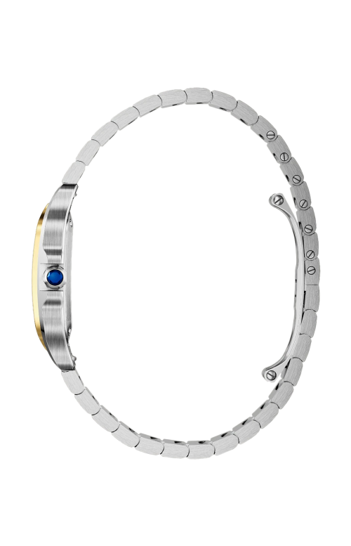 SANTOS DE CARTIER MODELLO PICCOLO, ACCIAIO E ORO GIALLO, QUARZO - W2SA0033