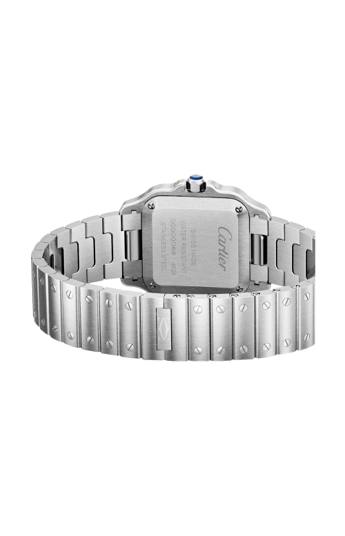 SANTOS DE CARTIER MODELLO PICCOLO, ACCIAIO, QUARZO - WSSA0082