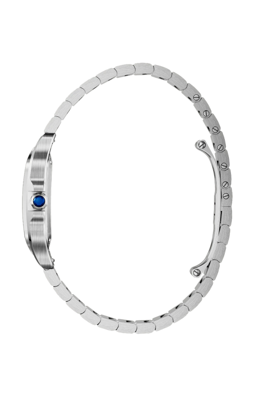 SANTOS DE CARTIER MODELLO PICCOLO, ACCIAIO, QUARZO - WSSA0082