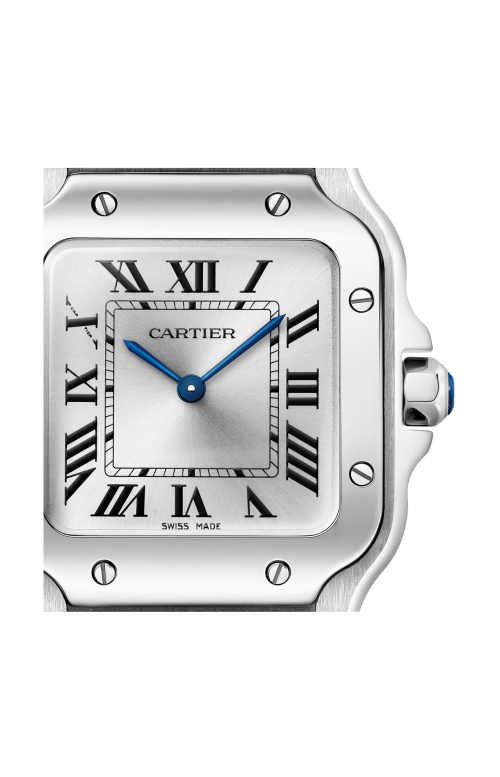 SANTOS DE CARTIER MODELLO PICCOLO, ACCIAIO, QUARZO - WSSA0082